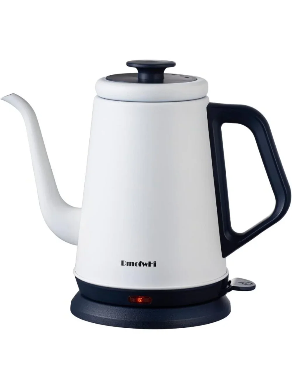 1.0L White Gooseneck Electric Kitchen Kettles Stainless Steel BPA Free Pour Over